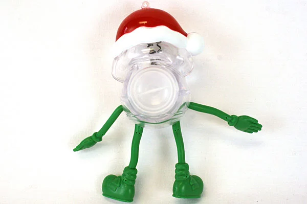 Plastic Hollow Santa Candy Holder