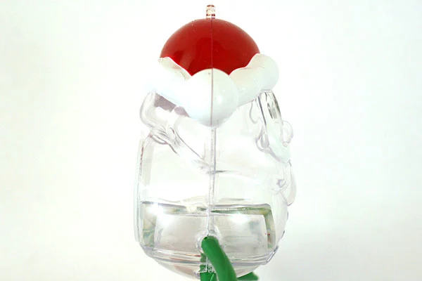 Plastic Hollow Santa Candy Holder