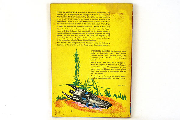 Jungles Ahead Paperback Book Revised Edition Copyright 1952 By Esther D. Horner