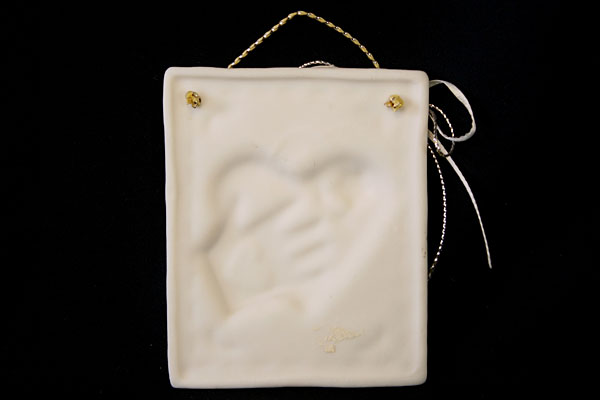 KB Design Inc Porcelain Glove with Ribbon Ornament
