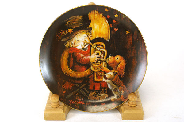 Schmid The Music Makers The Entertainer LE Plate 2 of 4 by Ferrandiz 1981