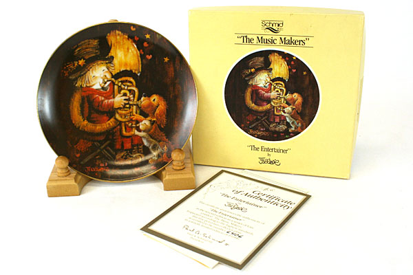 Schmid The Music Makers The Entertainer LE Plate 2 of 4 by Ferrandiz 1981