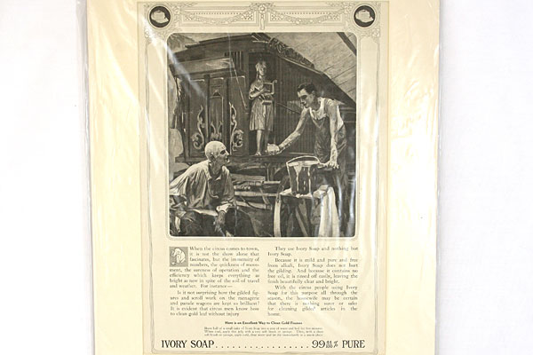 Vintage Original Ivory Soap Magazine Ad. April 1913