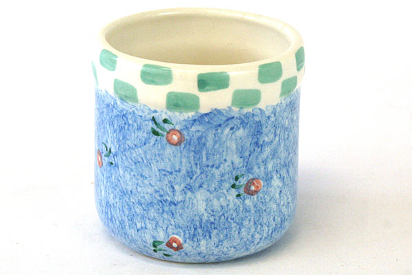 Handpainted Ceramic Bunny Container Cranbury Crafts and Folk Art Papel Giftware