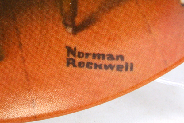 NORMAN ROCKWELL Plate The Gourmet Knowles 1985 Heritage Collection
