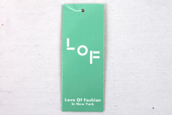 LOF Love of Fashion New York- Infinity Scarf Light Green and Stripes NWT