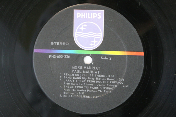 Phillips More Mauriat PHS 600-226 Stereo Record LP