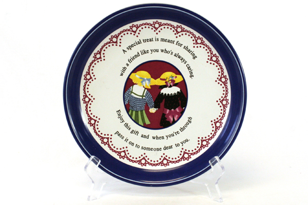 Ceramic Plate - Special Treat for Sharing For a Friend Like You Who is Caring