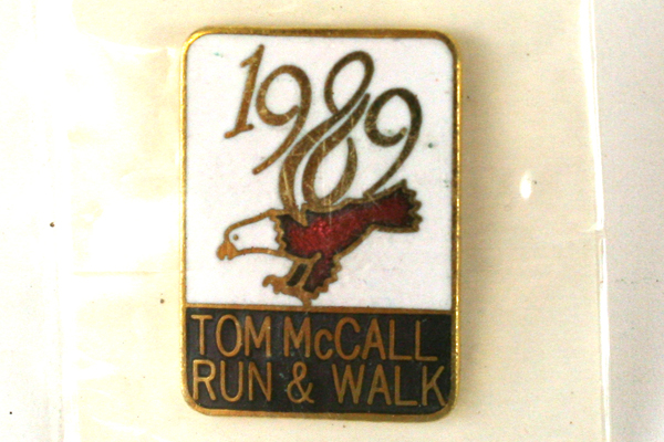 Lot of Four Tom McCall Run & Walk Pins And A Walk With A View Pin