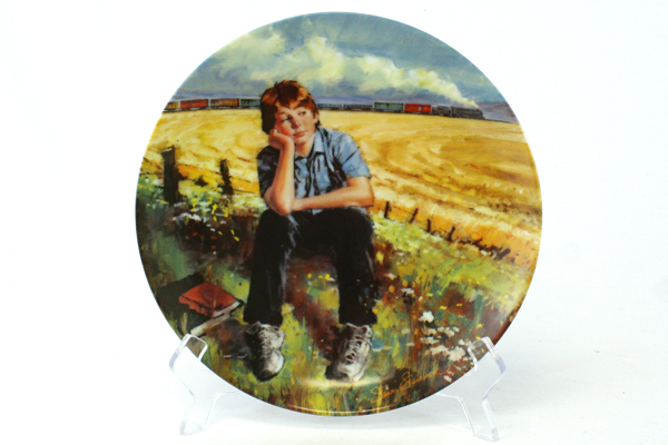 Wishful Thinking 1988 Stewart Sherwood Dominion China LE Plate #4 w/ COA