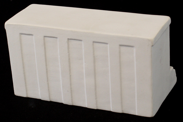 Bisque Ceramic Porcelain Player Piano Top 1:12 Just Add Legs
