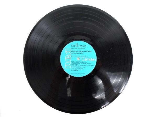 Vintage Mario Lanza Christmas Music Hymns and Carols Vinyl Record 1963