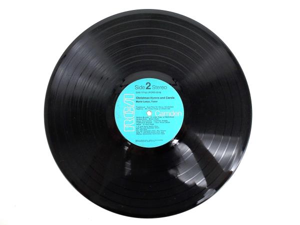 Vintage Mario Lanza Christmas Music Hymns and Carols Vinyl Record 1963