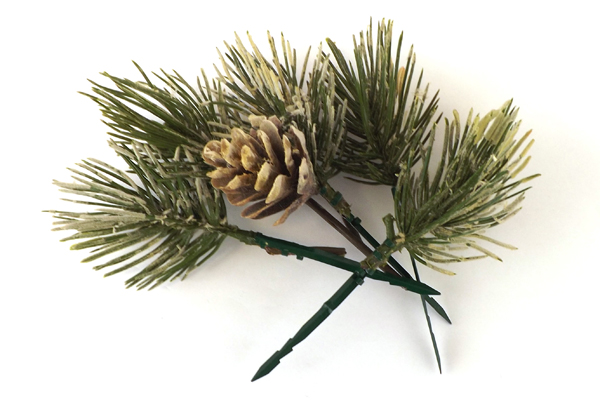 Artificial Fruit Bouquet - Pine Cone and Pine Needles and Pears