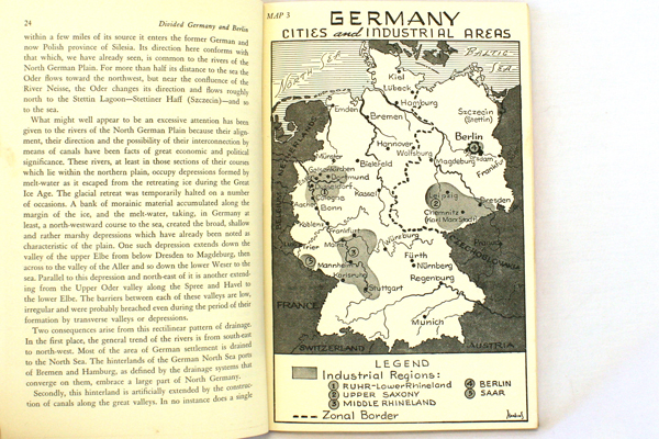 Divided Germany and Berlin by Norman Pounds - Copyright 1962 - Van Nostrand Co