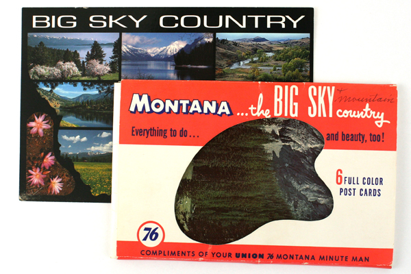 Lot of 2 Montana Postcards Vintage Set of 6/Modern Big Sky Country Images