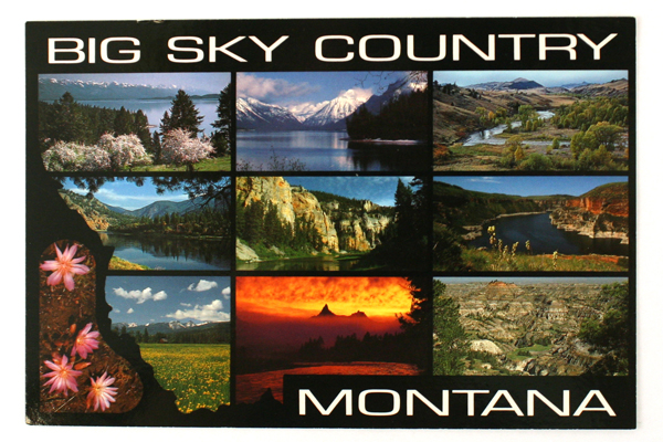 Lot of 2 Montana Postcards Vintage Set of 6/Modern Big Sky Country Images