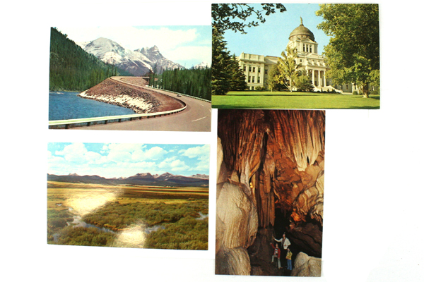 Lot of 2 Montana Postcards Vintage Set of 6/Modern Big Sky Country Images