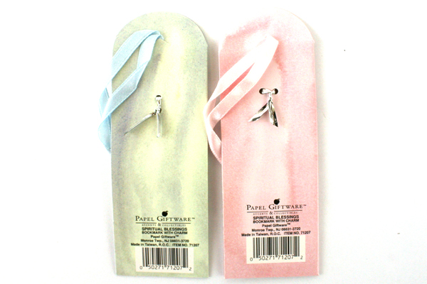 2 - Spiritual Two Tone Bookmarks Confirmation and Communion Dove and Cross