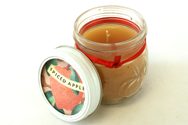 Lot of 2 - Spiced Apple and Smile Candle
