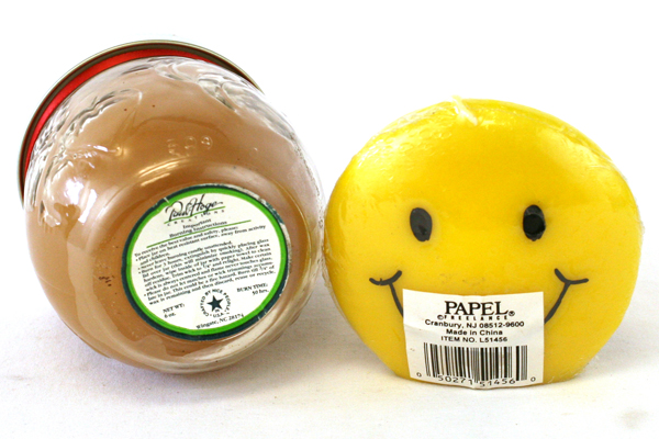Lot of 2 - Spiced Apple and Smile Candle