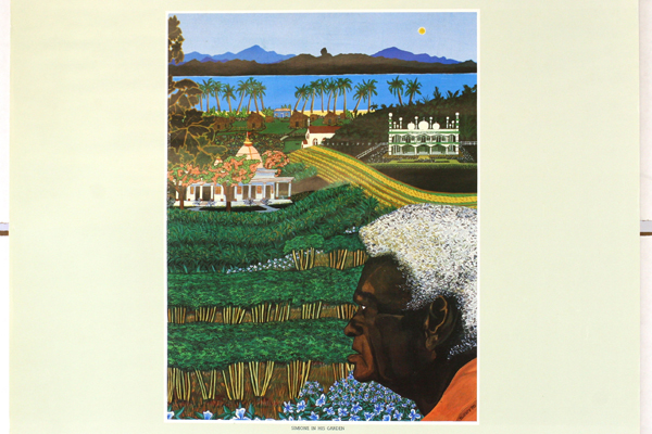 FIJI Is A Sight To See Simone In His Garden USAID/Helen Keller Eye Care Poster