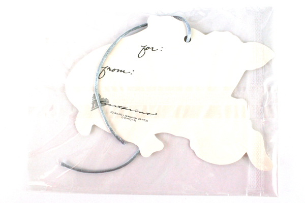 Lot of 6: Assorted Heartprint Cow Gift Tags