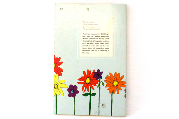 William Bill Harger Of A Poet Softcover Book Copyright 1973 Celestial Arts