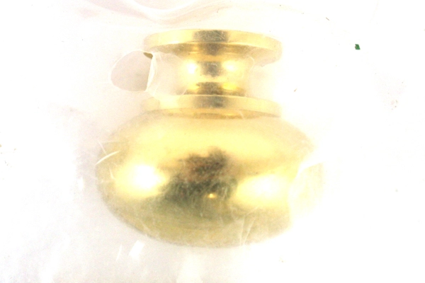 Set of 3 Brainerd P30931VPLC Round Brass Knobs For Cabinets & Drawers #4440