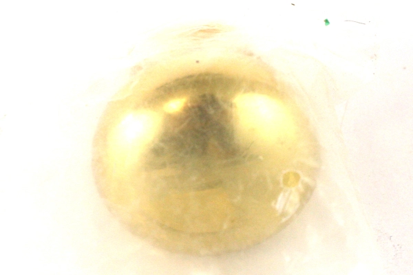 Set of 3 Brainerd P30931VPLC Round Brass Knobs For Cabinets & Drawers #4440