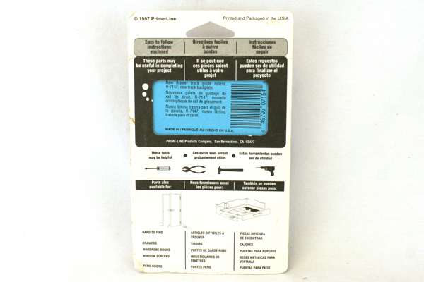 Prime Line Window Door Replacement Hardware R 7154 Drawer Track