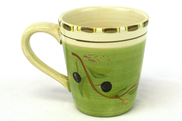 Hand-Painted HD Designs Ceramic Plate & Mug Set