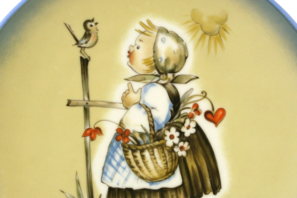 Schmid 1975 Message of Love Sister Berta HUMMEL Mother's Day Plate W. Germany