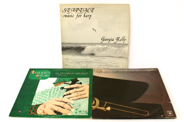 Lot of 3 33 RPM String & Brass Records Harp Reels Sonatas