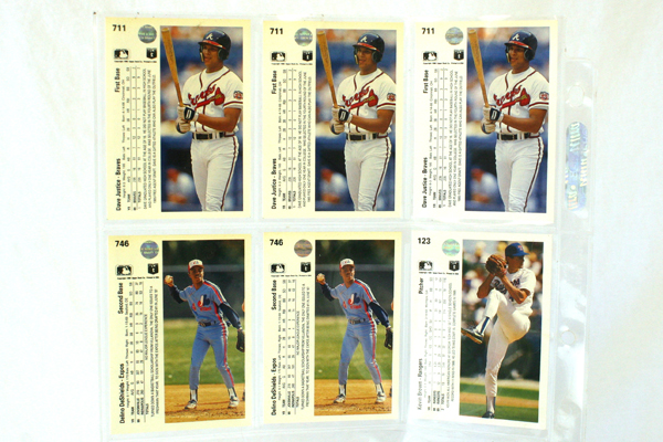 24 Upper Deck 1990 MLB Player Cards Collectible Baseball Cards