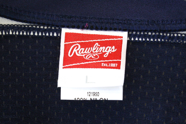 NEW Rawlings Blue Mesh Nylon Football Jersey Youth Size L YFJTECF-N-90