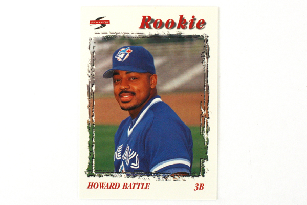 1996 Score Baseball Card Howard Battle RC Philadelphia Phillies Third Base #510