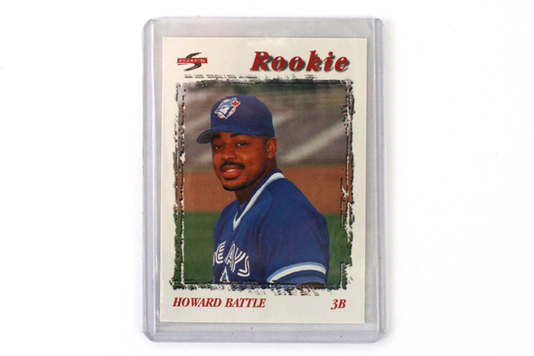 1996 Score Baseball Card Howard Battle RC Philadelphia Phillies Third Base #510