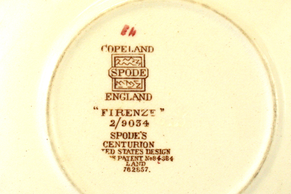 Lot Of Three Vintage Spode Firenze 6" Saucers # 2/9034 (As-Is)