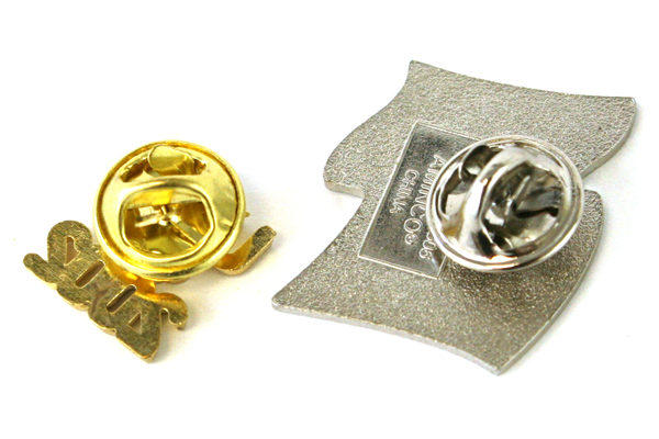 Lot of 2 USA Olympics Lapel Pins - Aminco Flag Pin & Gold Tone USA 2002 Pin
