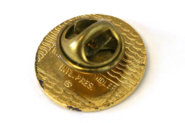 Alabama Lions Club Blue And Gold Tone Perfect Attendance Pin