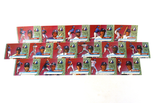 Fleer Ultra Series 2 Montreal Expos 1992 Baseball Team Set of 16 Cards