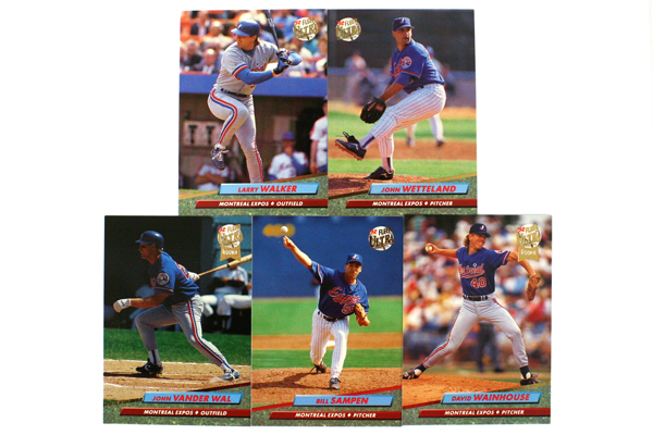 Fleer Ultra Series 2 Montreal Expos 1992 Baseball Team Set of 16 Cards