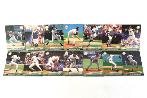Fleer Ultra Series II New York Yankees 1992 Baseball Team Set of 14 Cards