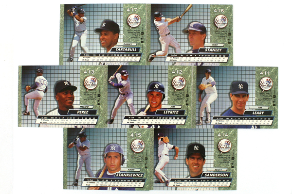 Fleer Ultra Series II New York Yankees 1992 Baseball Team Set of 14 Cards