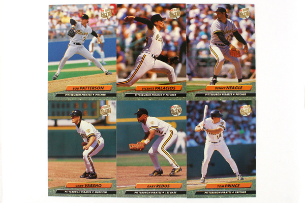 Fleer Ultra Series II Pittsburgh Pirates 1992 Baseball Team Set of 12 Cards