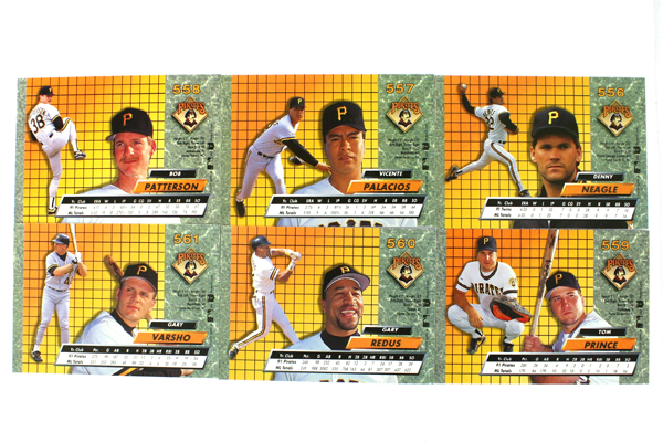 Fleer Ultra Series II Pittsburgh Pirates 1992 Baseball Team Set of 12 Cards