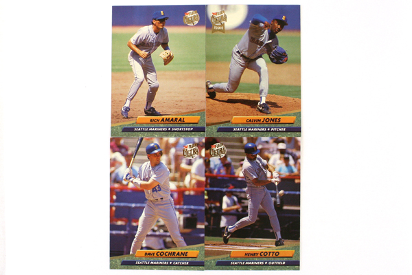 Fleer Ultra Series II Seattle Mariners 1992 Baseball Set of 7 Cards