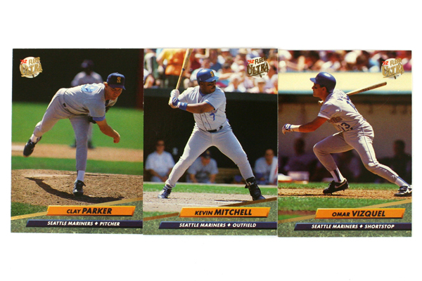 Fleer Ultra Series II Seattle Mariners 1992 Baseball Set of 7 Cards