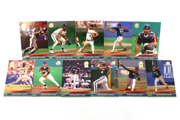 Fleer Ultra Series II Houston Astros 1992 Baseball Set of 11